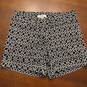 WHBM Geometric Print Shorts
